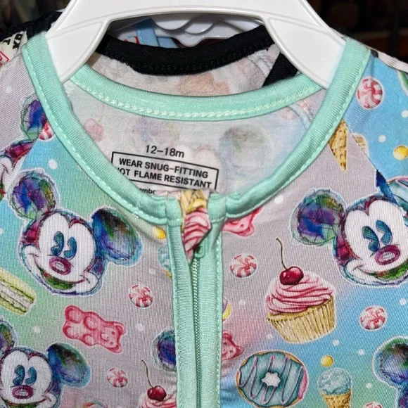 NWOT Disney Mickey Bamboo Zippy - Picture 2 of 2